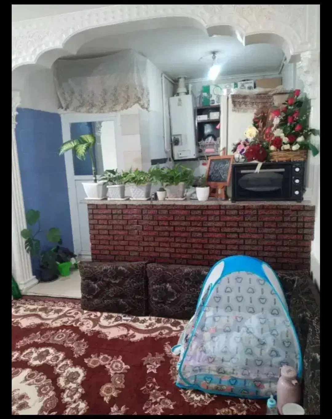 رهن منزل طبقه بالا سر نبش ورودی مستقل