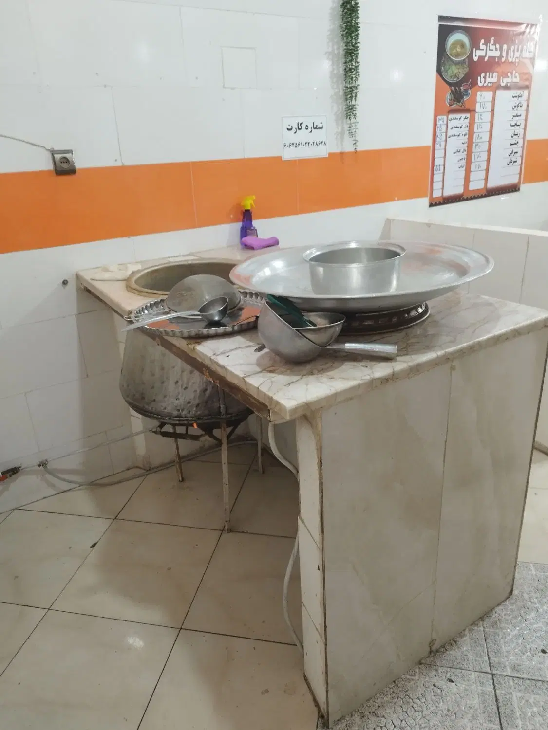 واگذاری کل لوازم کله پزی بامغازه به قیمت 290ت