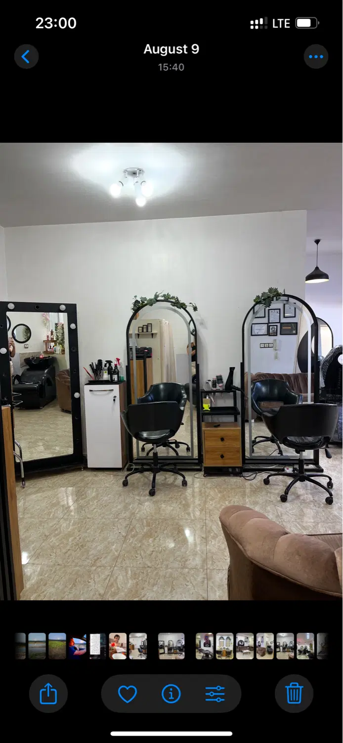 اجاره ارایشگاه برای لاین اصلاح صورت مژه رنگ و لایت