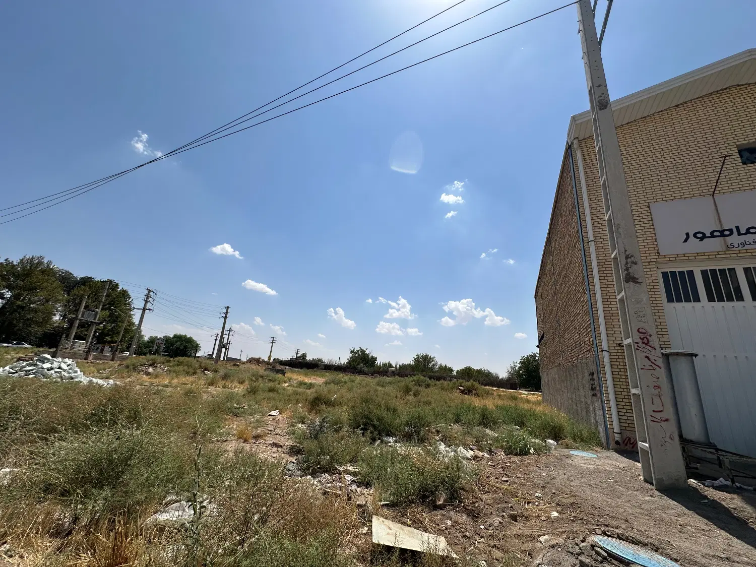 زمین سوله صنعتی ۱۳۰ متری