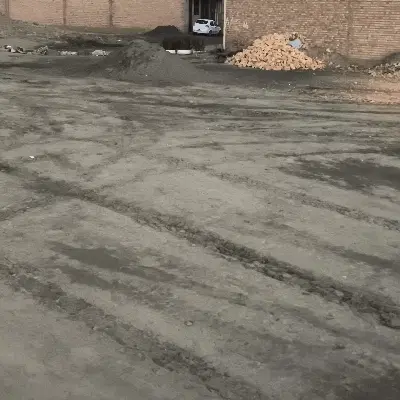 زمین بیاض داخل ساخت و ساز