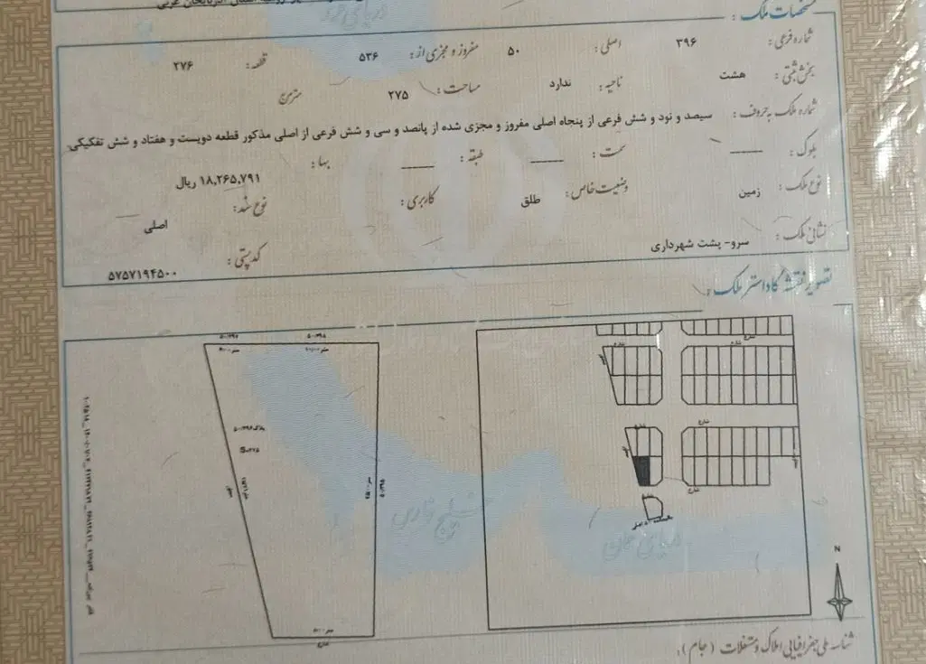 فروش زمین مسکونی