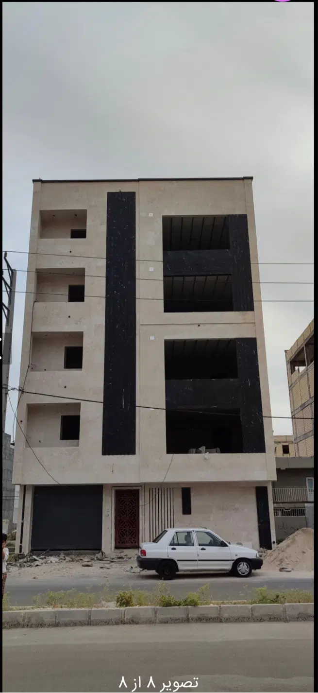 ۱۰۵ مترکنگان ایثار۳ پیشرفت۹۰ درصد