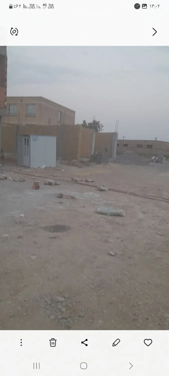 زمین چالسرا ۱۰متربر زمین در۸ونیم کوچه ۸متری