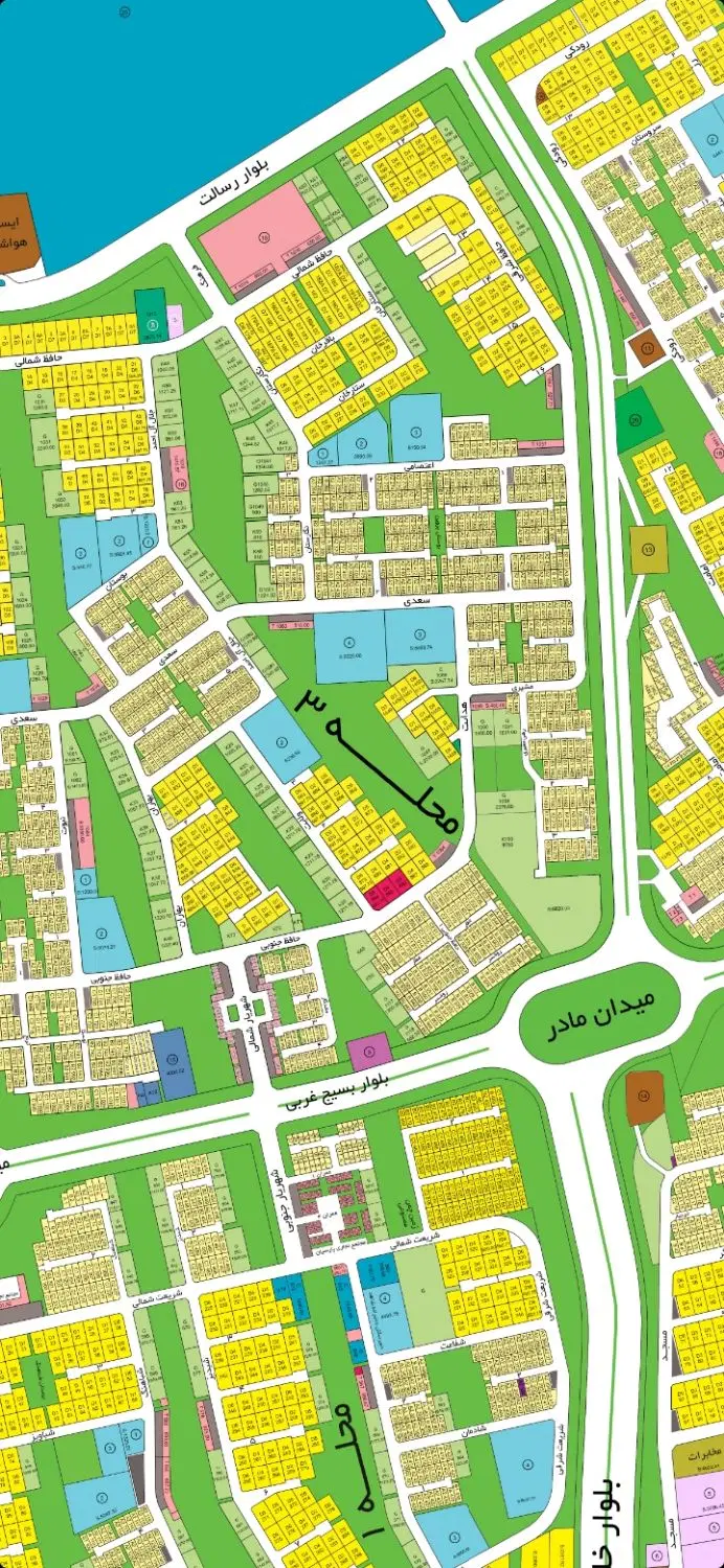 زمین ویلایی_ فاز۲محله۳_ تاپ لوکیشن