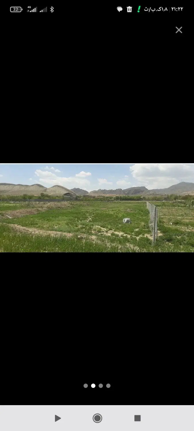 دو هزار متر زمین  اب وهوا عالی در ۷۵کیلومتری مشهد