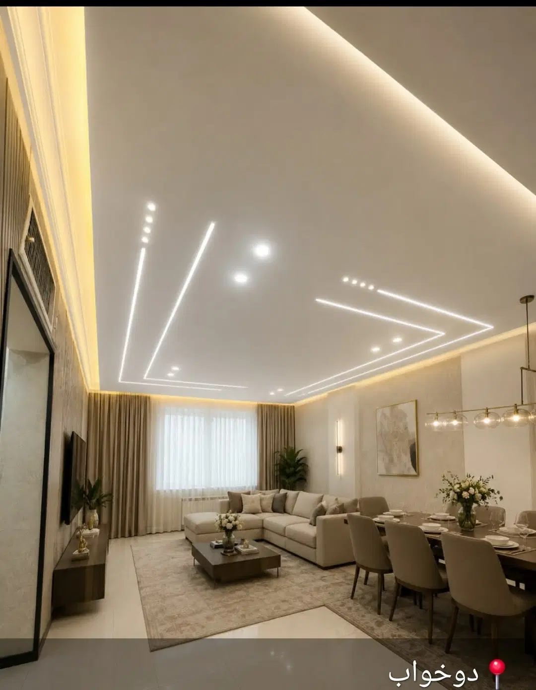 فروش ۲خواب ۱۲۰ متری سالن بزرگ خوش نقشه لوکیشن قوی