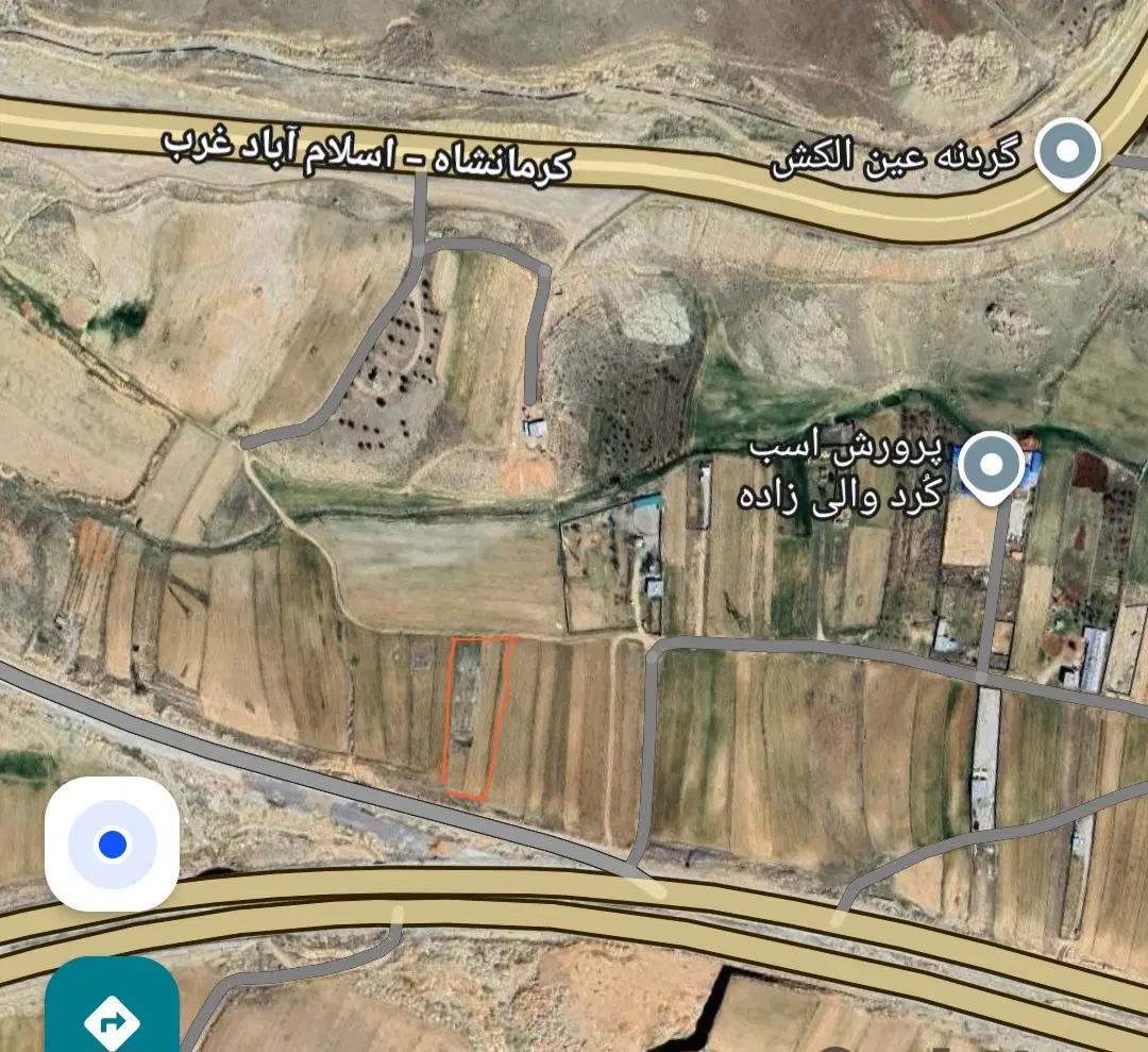 زمین احداث باغ