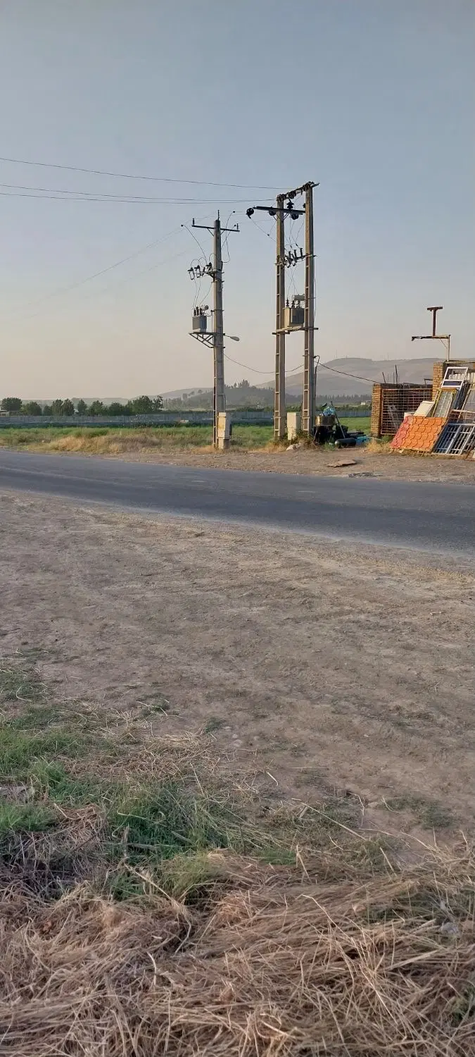 فروش 1750 متر زمین باغی ازادشهر.جاده فاضل اباد