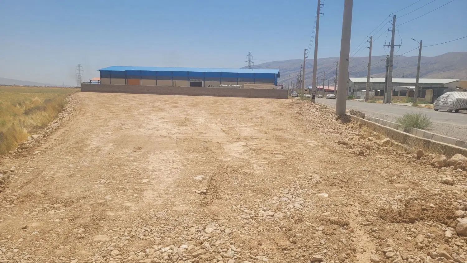 زمین شهرک صنعتی