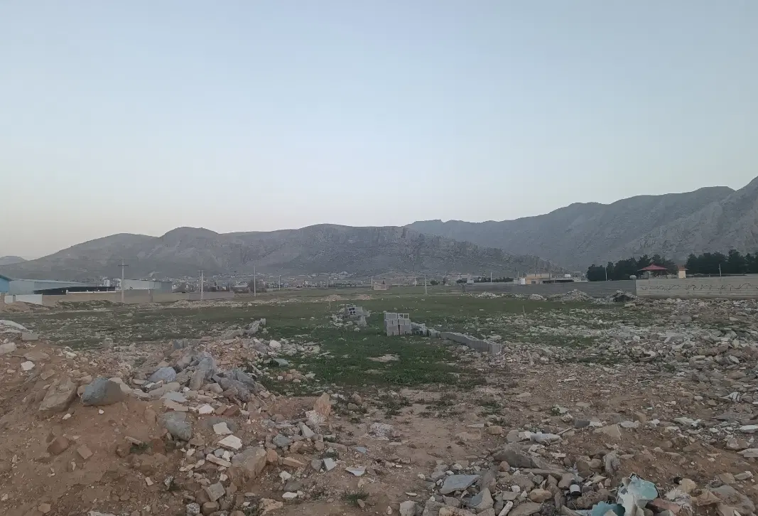 زمین راه دودج زرقان کنار راه تجاری