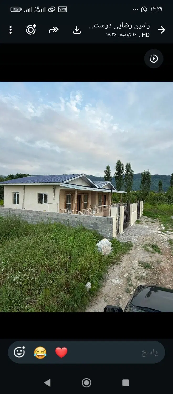 دو ویلا کنار هم ۱۳۰ز ۸۰بنا تنکابن