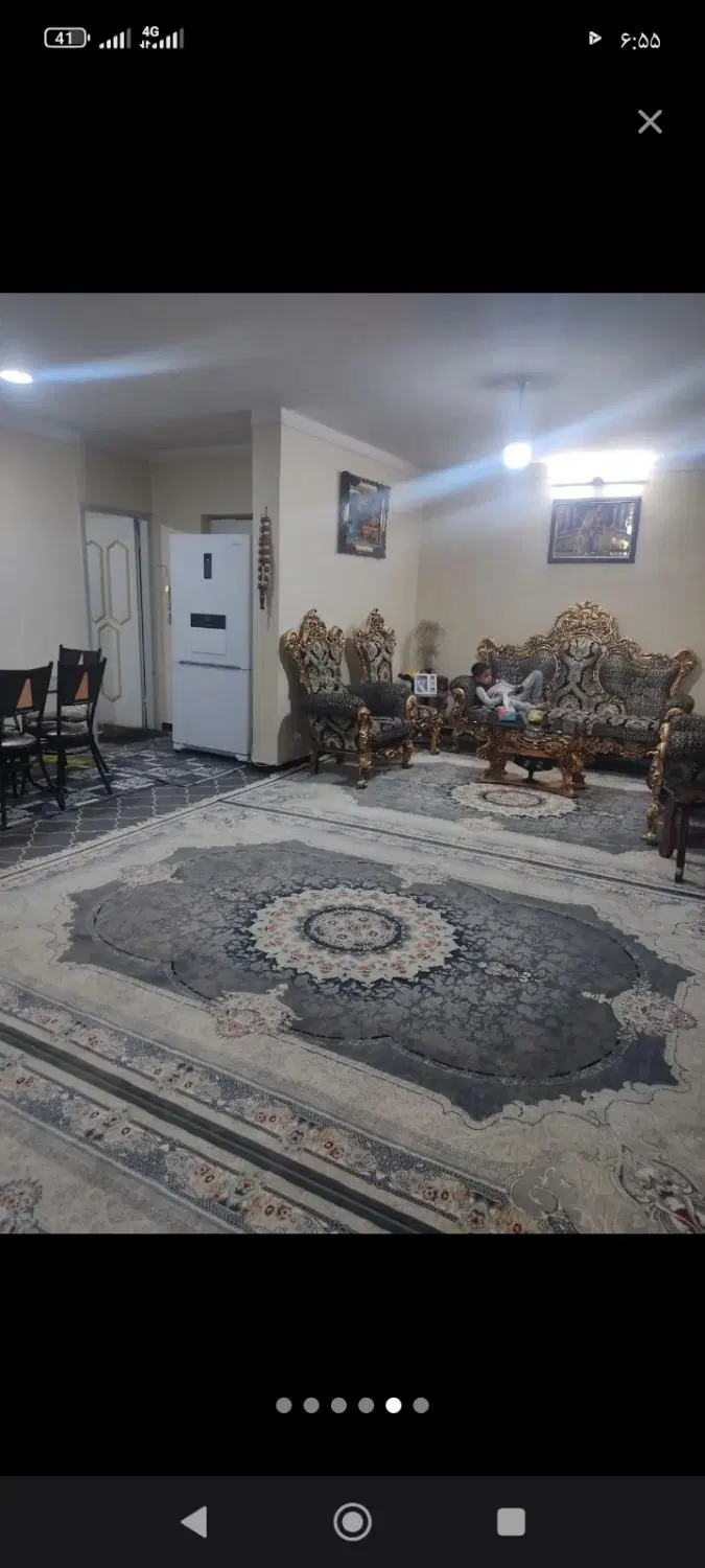 آپارتمان فرانسوی ساز طبقه همکف ۱۲۵متری