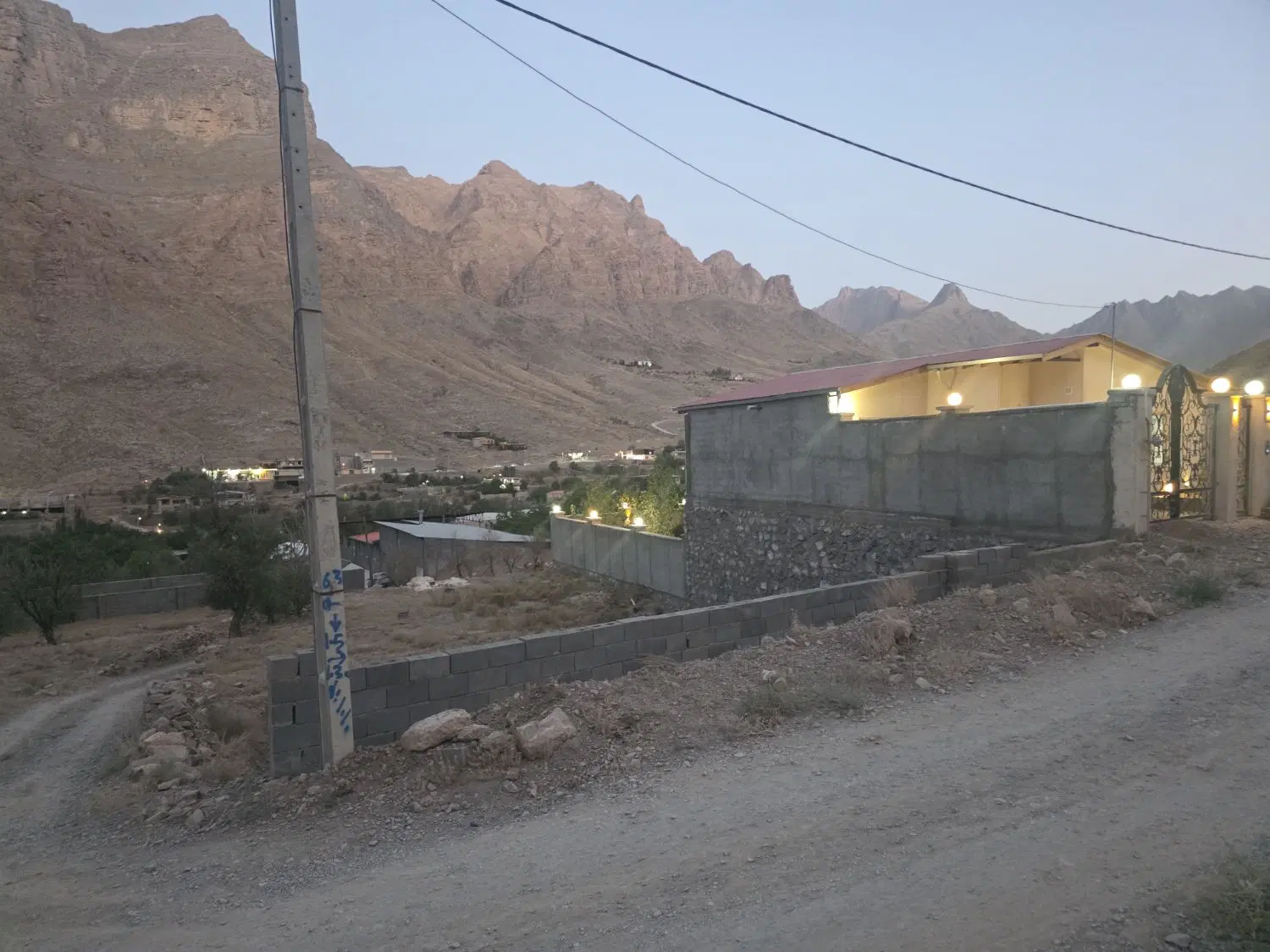 زمین دونبش ده بالا منطقه توده