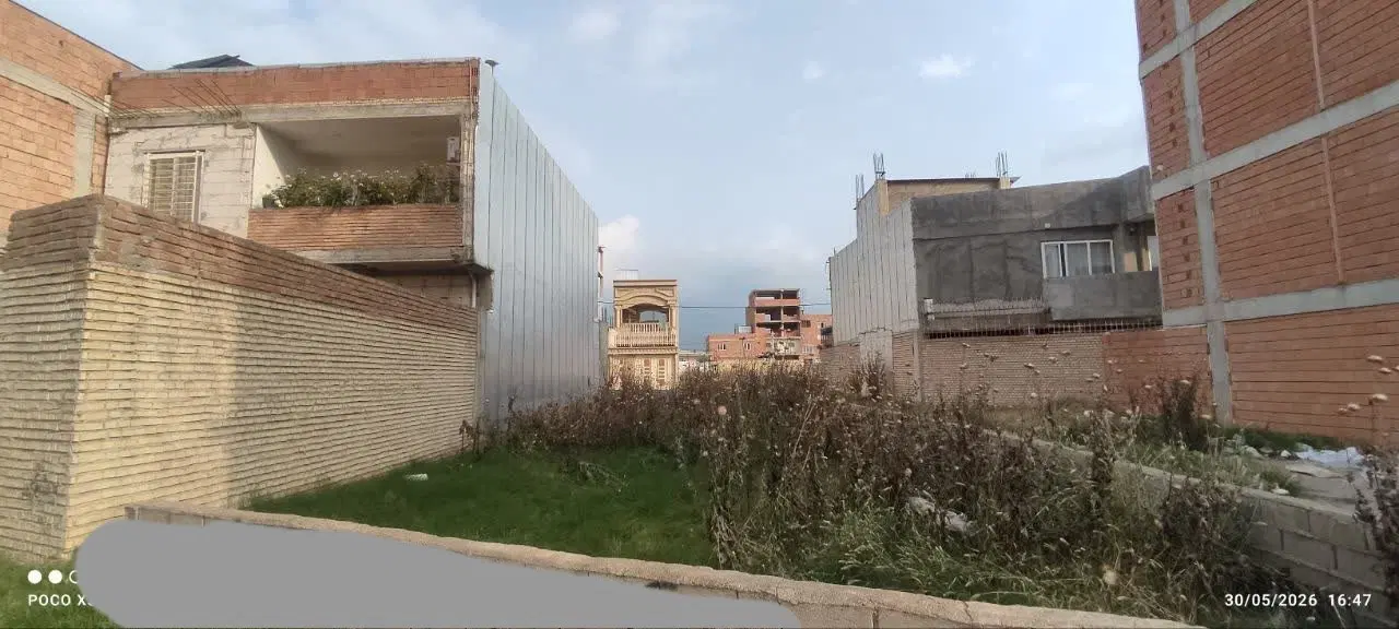 فروش زمین مسکونی۱۹۳.متری کوچه  بغل دادگستری