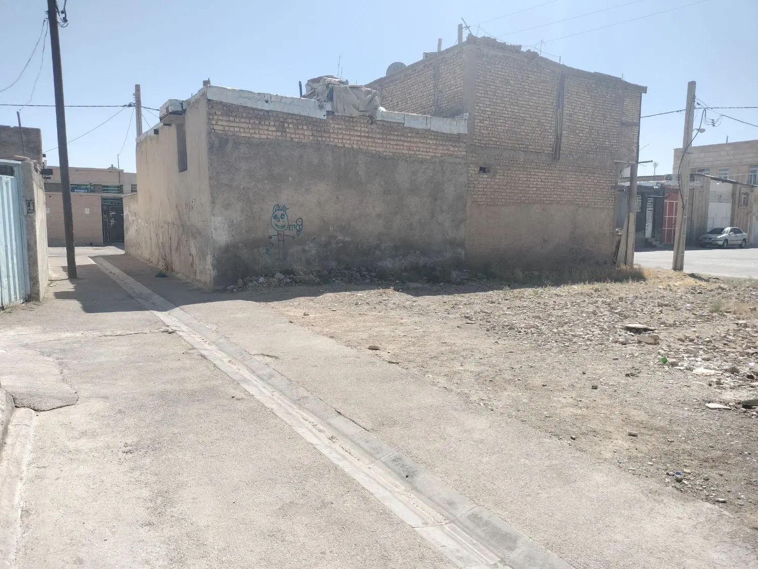 فروش زمین ۱۵۳ متری با مجوز ۲ طبقه در وزیرآباد