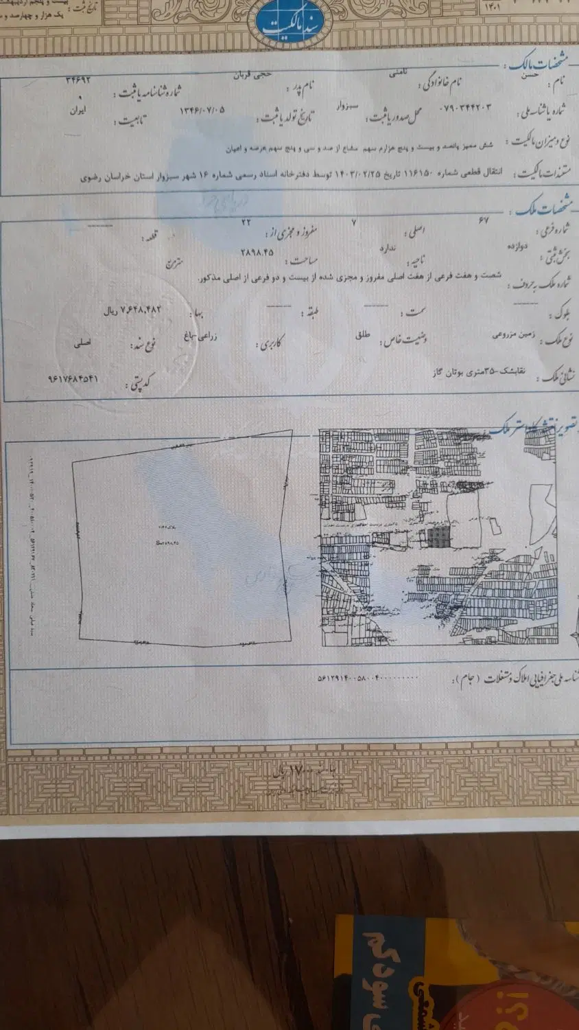 باغ پسته و انار  ، دولت آباد کلاوش