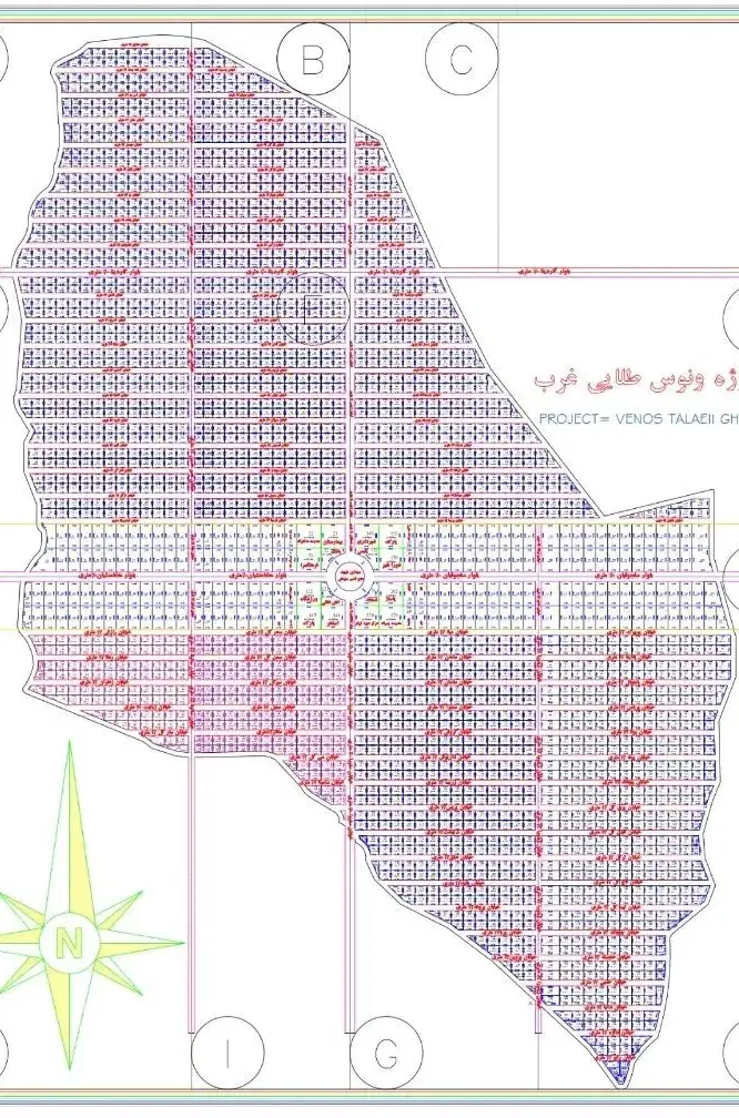 زمین ۵۰۰مترمربع شهرک ونوس طلایی