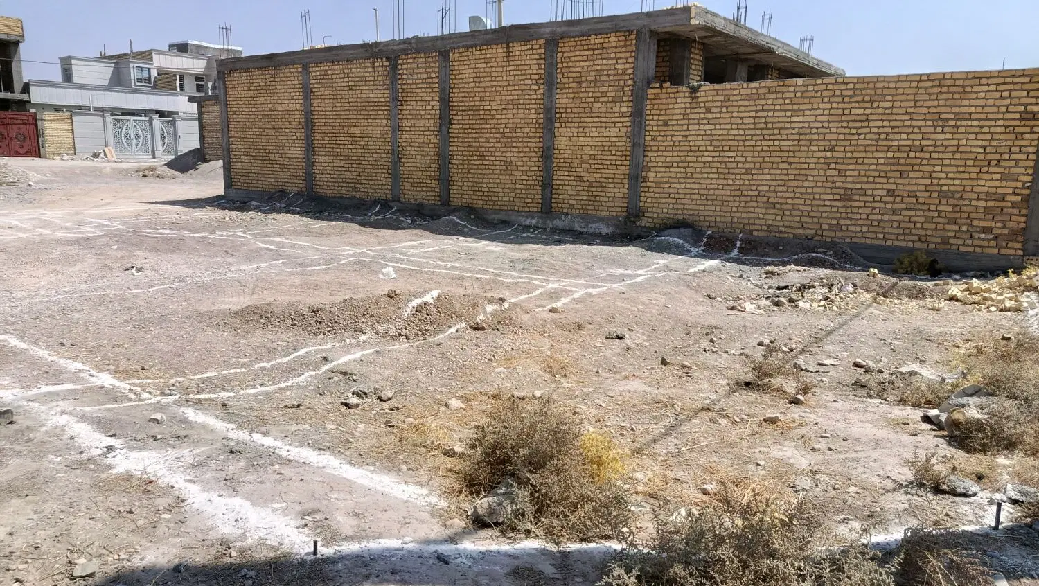 فروش زمین دونبش حیاط، شهرک بهرامی