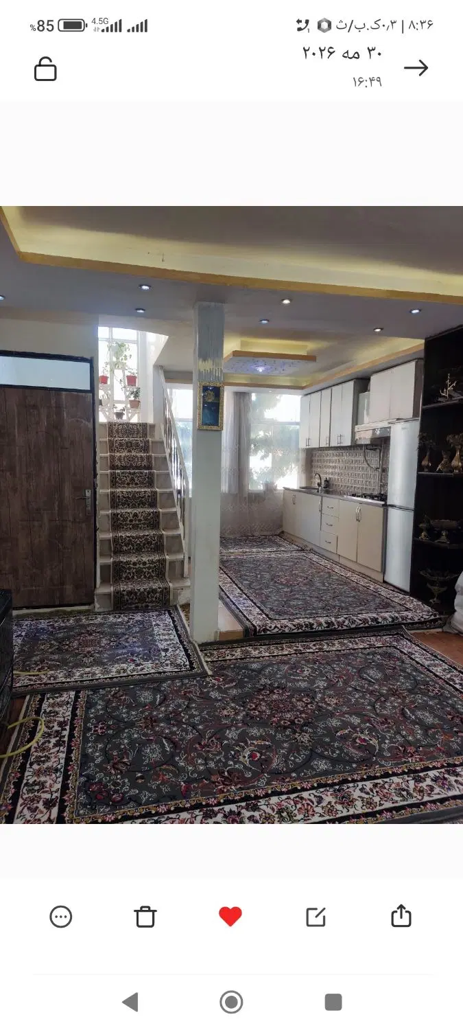 خانه ویلایی دوطبقه با بهار خواب برای دو خانواده