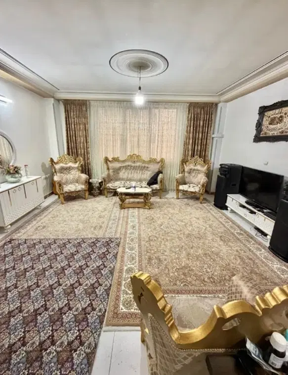 ۵۵ متر نقشه بینظیر بالکن بزرگ باغ خزانه هفت چنار