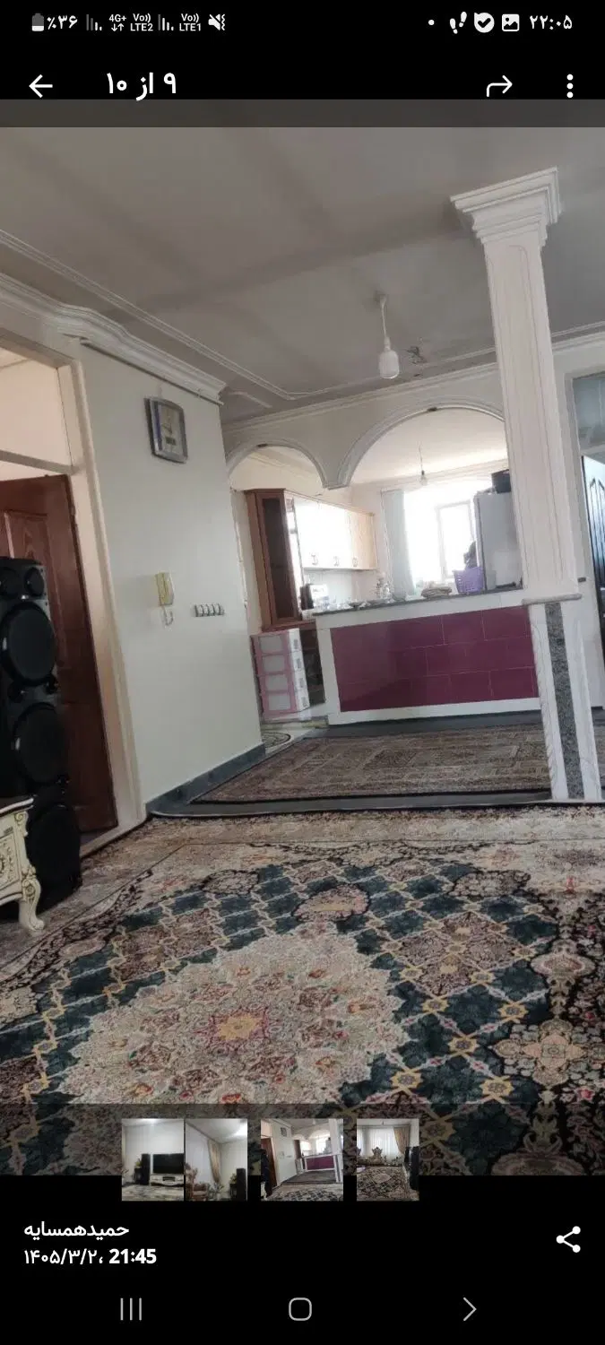 فروش واحد۱۳۰متری درشهرک نور بغل ایستگاه اخر مترو