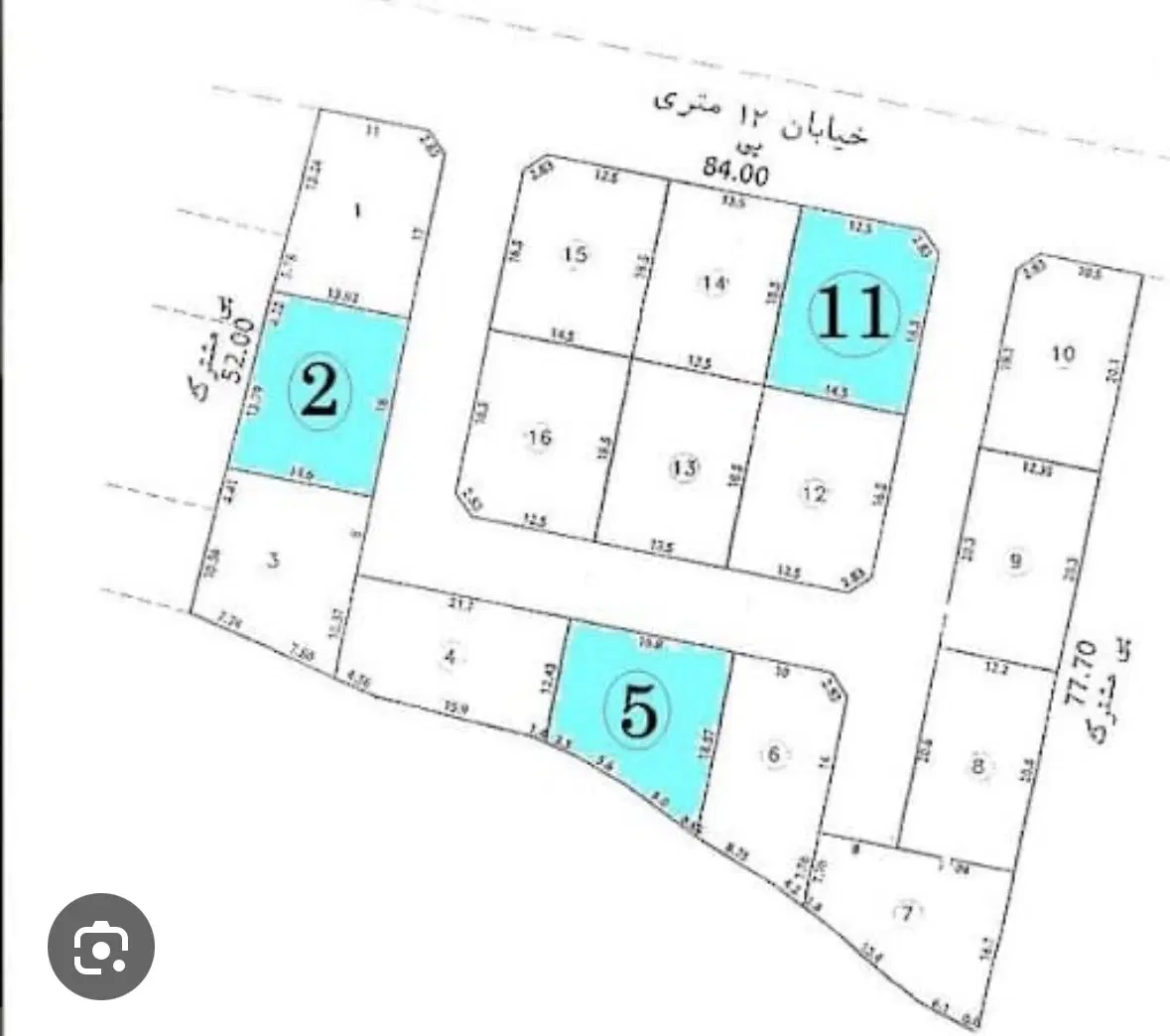 صندل اباد زمین فروشی قیمت مناسب دونبش