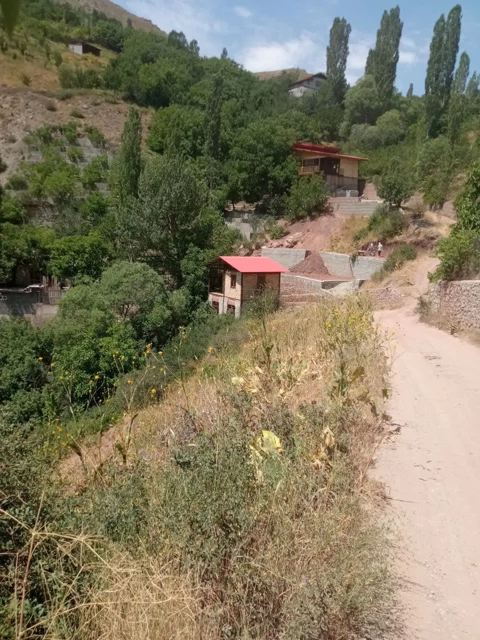 جاده چالوس روستای کلها