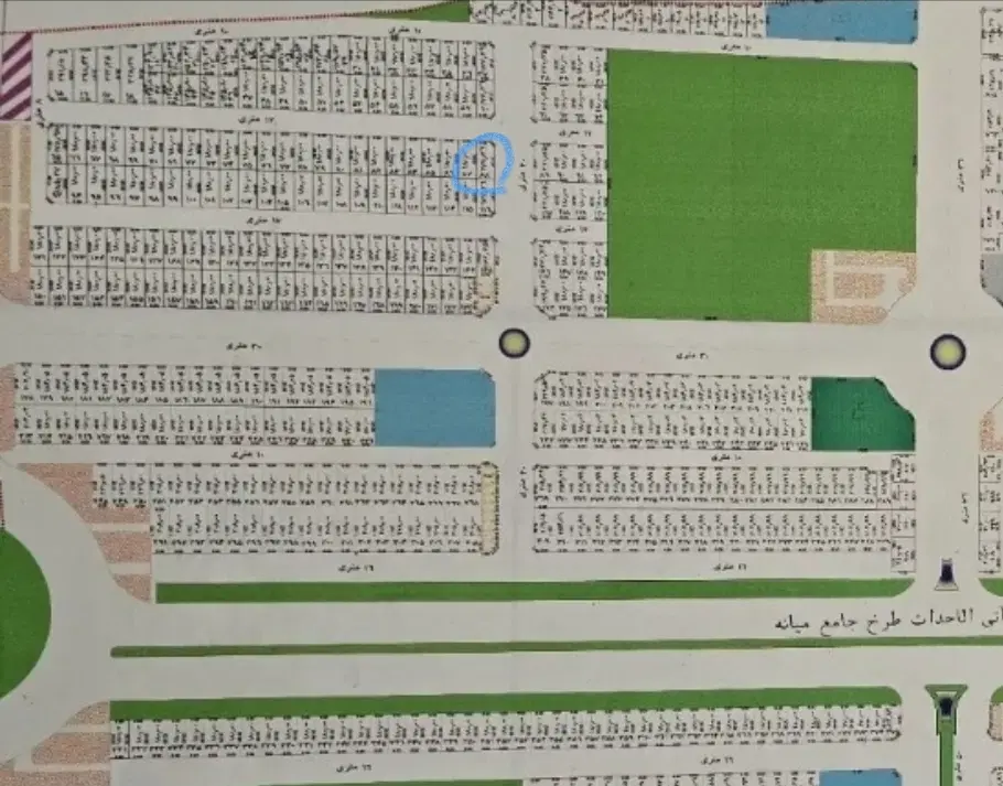 زمین منظریه نبش ۶ دانگ