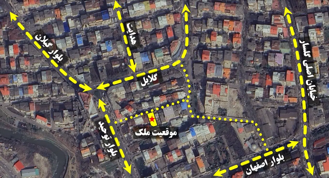 فروش زمین مسکونی 312 متری در گلایل