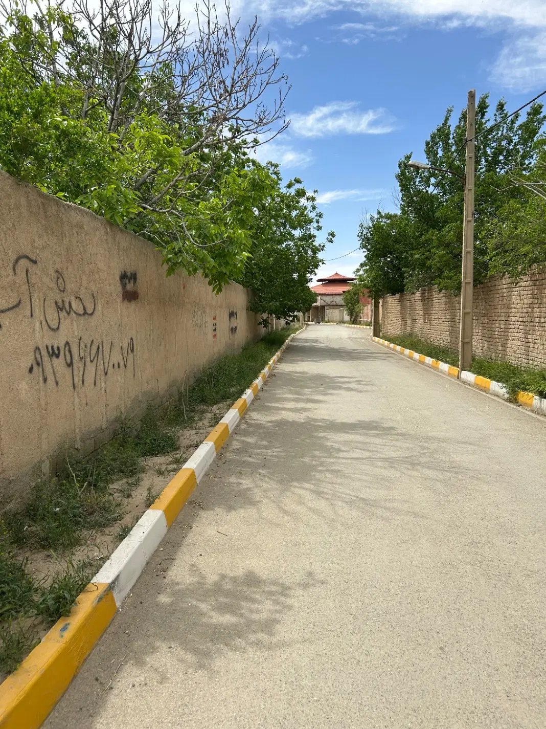 زمین داخل بافت اب برق گاز کنتور