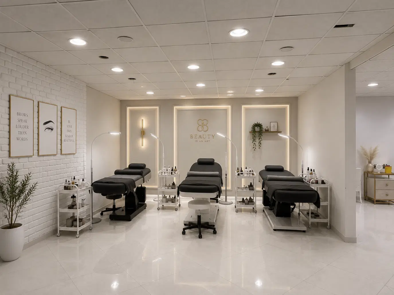 اجاره صندلی مژه، میکروبلیدینگ و اتاق فیشیال
