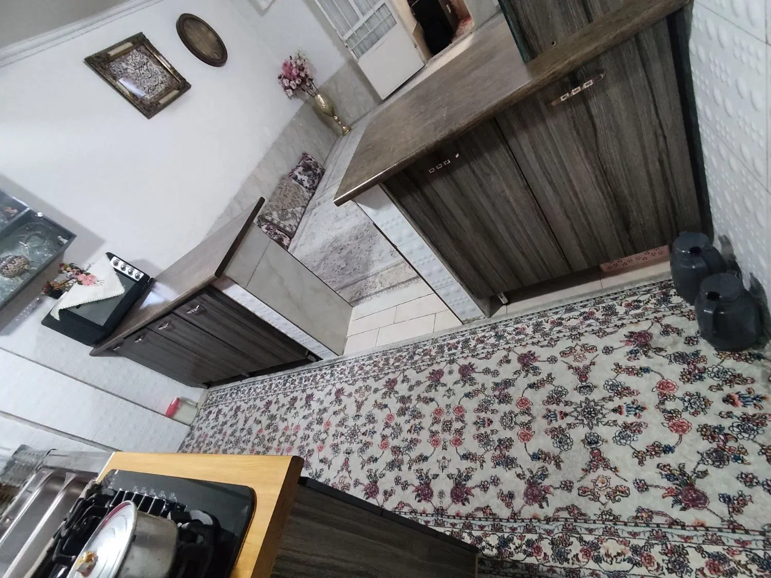 یک واحد همکف راه جدا ۵۵متری تک خواب کف سرامیک ا