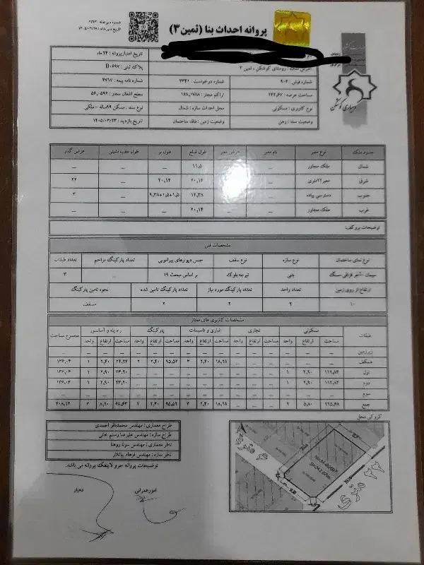 زمین ثمین۳ نبش خیابان اصلی