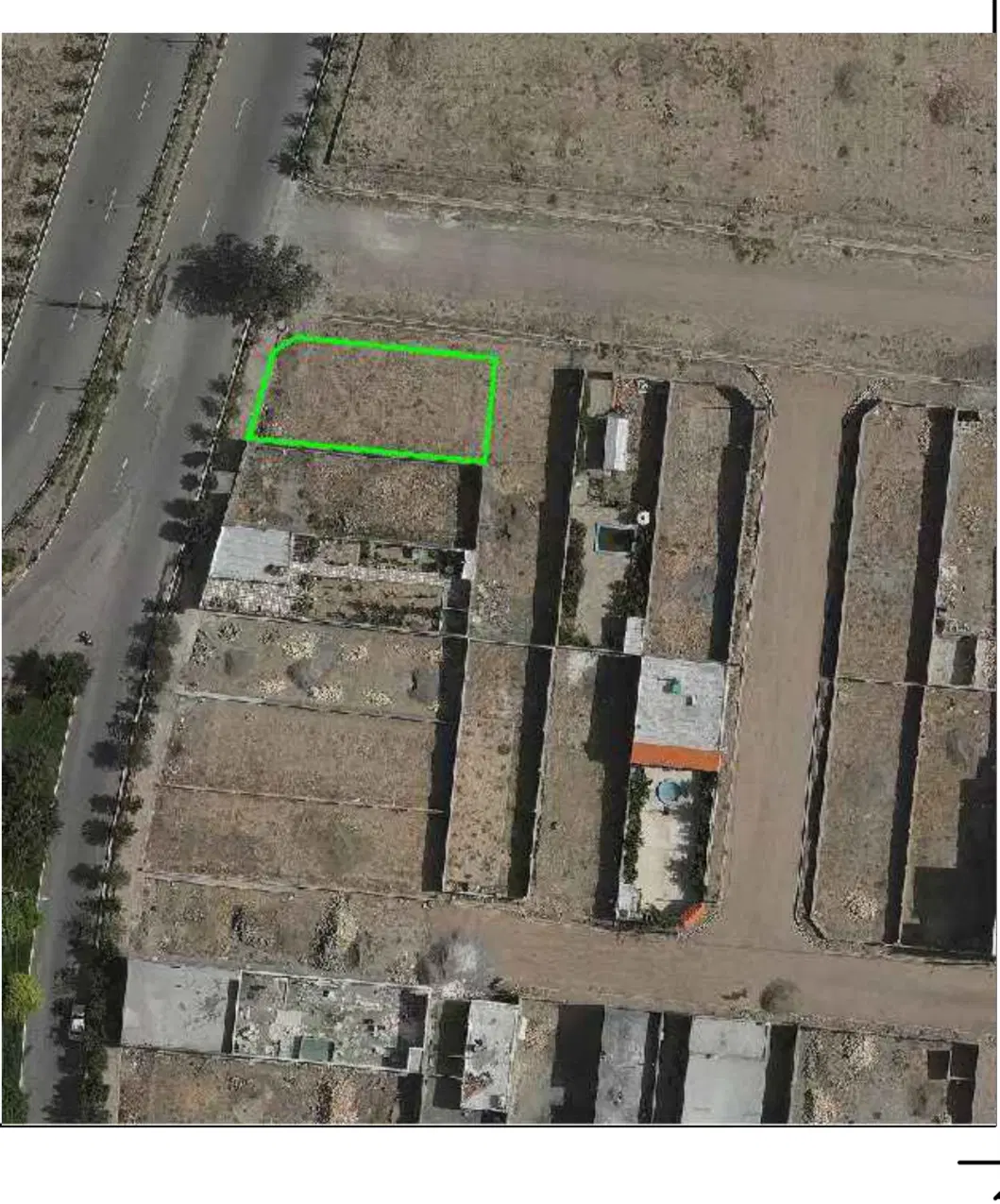 زمین ۲ نبش تجاری و مسکونی
