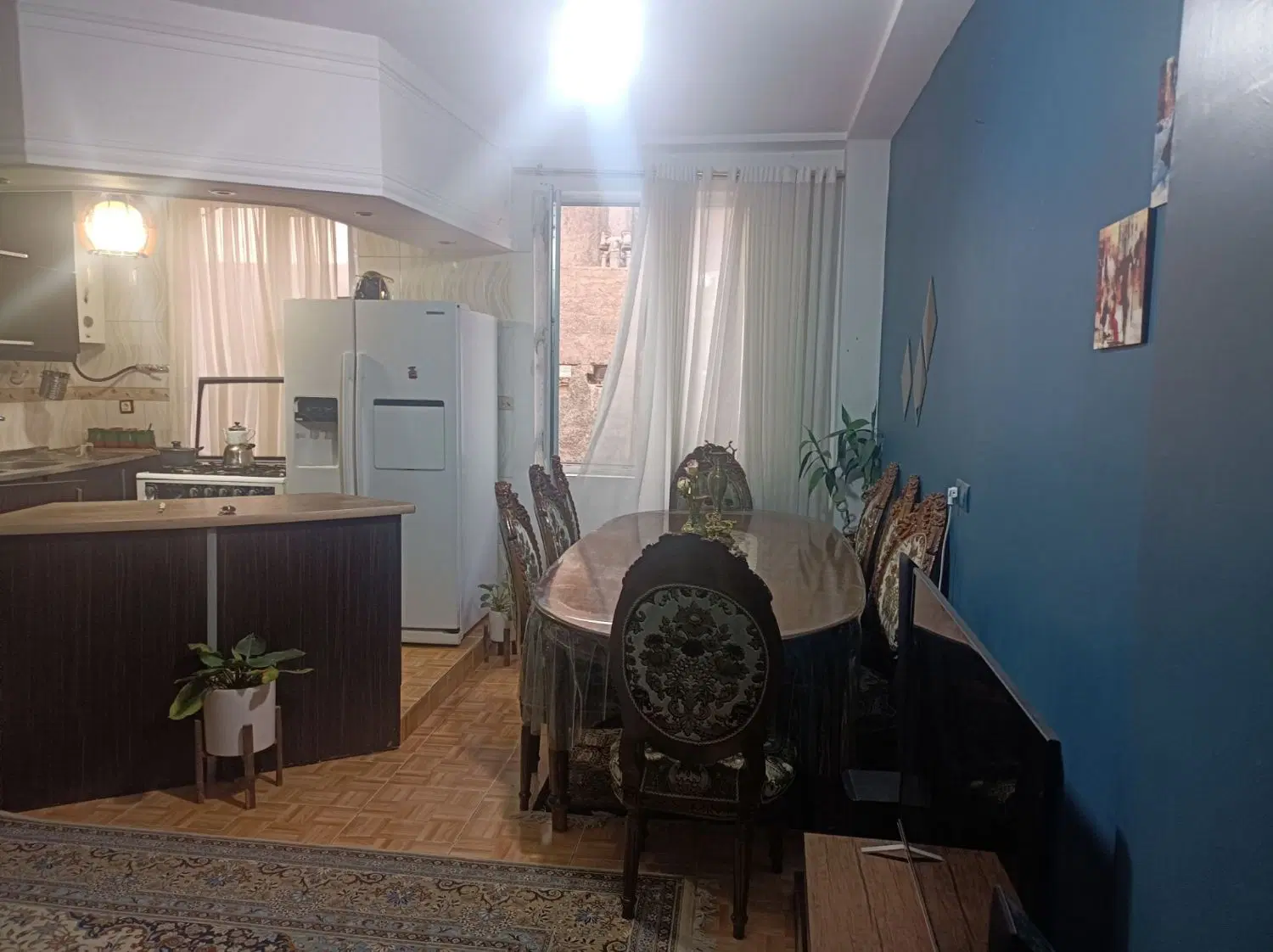۷۵ متری ۲ خوابه شیک و نورگیر پونک & ایــوانـکـ
