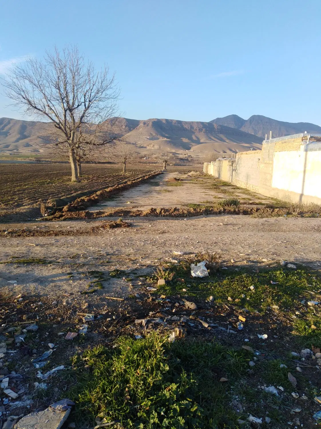 زمین داخل روستا کریک کنار