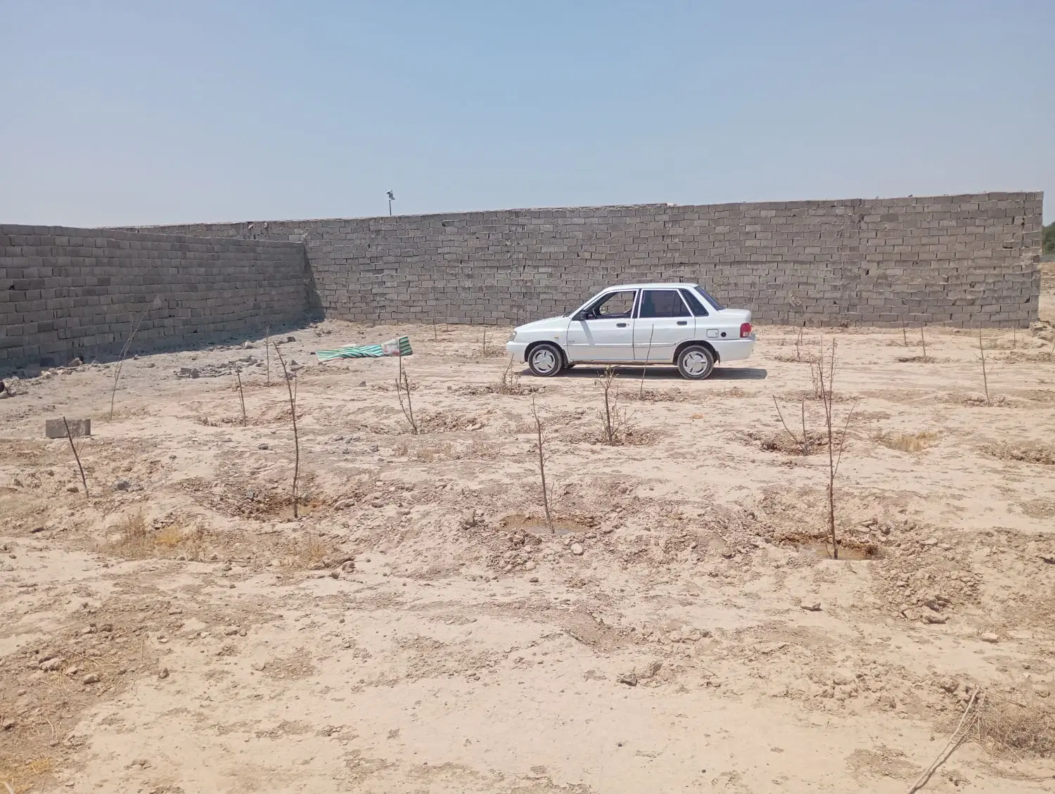 زمین باغچه دهشاد بالا