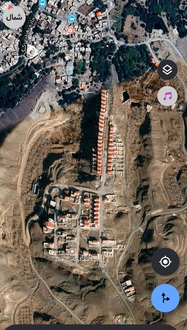نغندر ۲۵۰ متر زمین با پروانه شهرک یاس جوانان