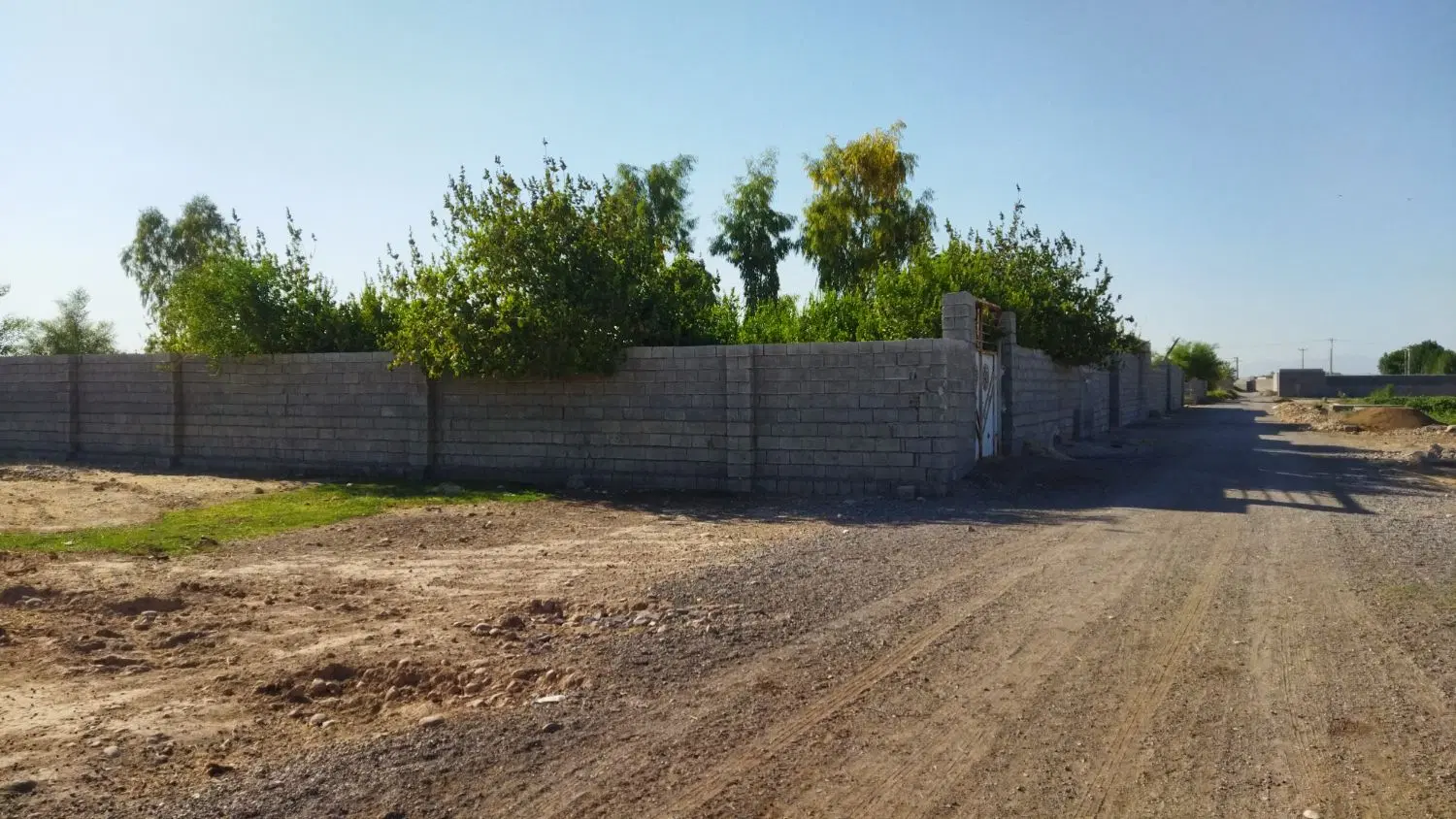زمین باغچه 1000 متری