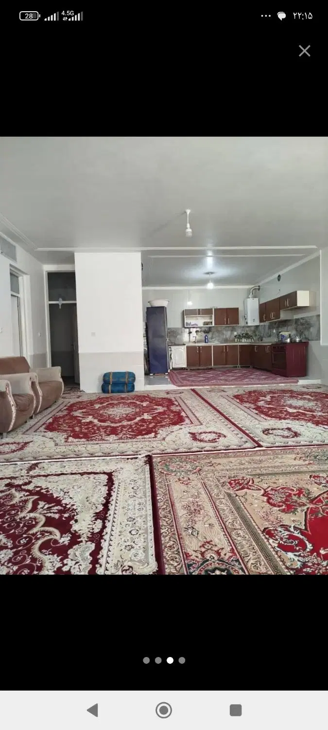 رهن و اجاره طبقه دوم با حیاط ماشین رو