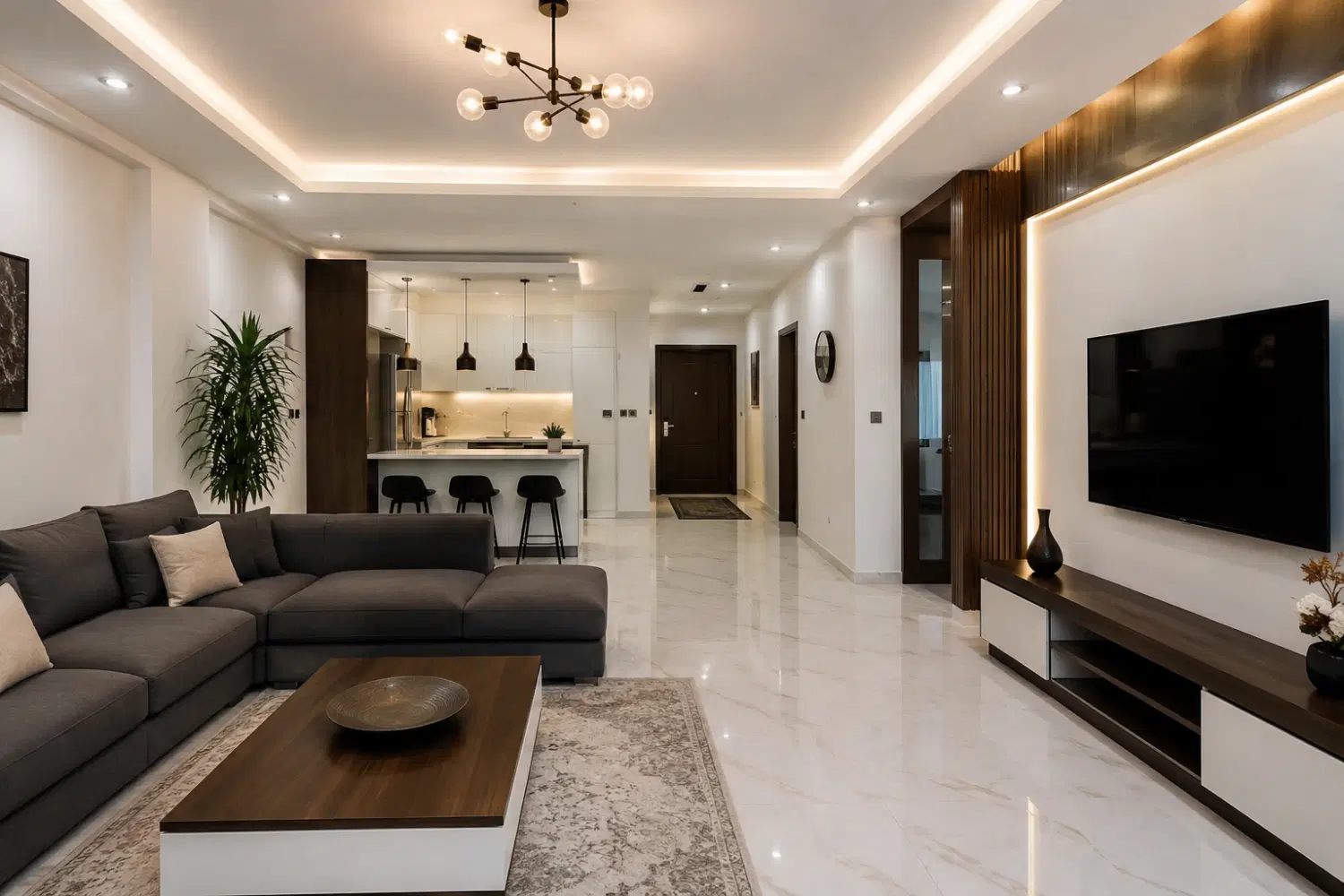 رهن کامل اپارتمان ۱۲۰ متری شیک «توحیدی راد»