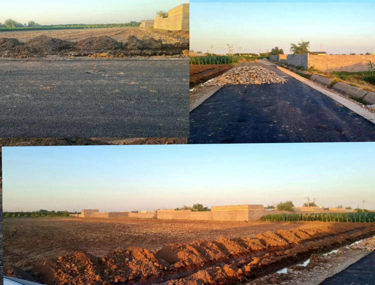 زمین باغچه