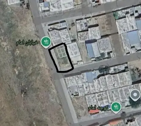 قطعه زمین 190 متری  شنارژ شده شهر زاغه