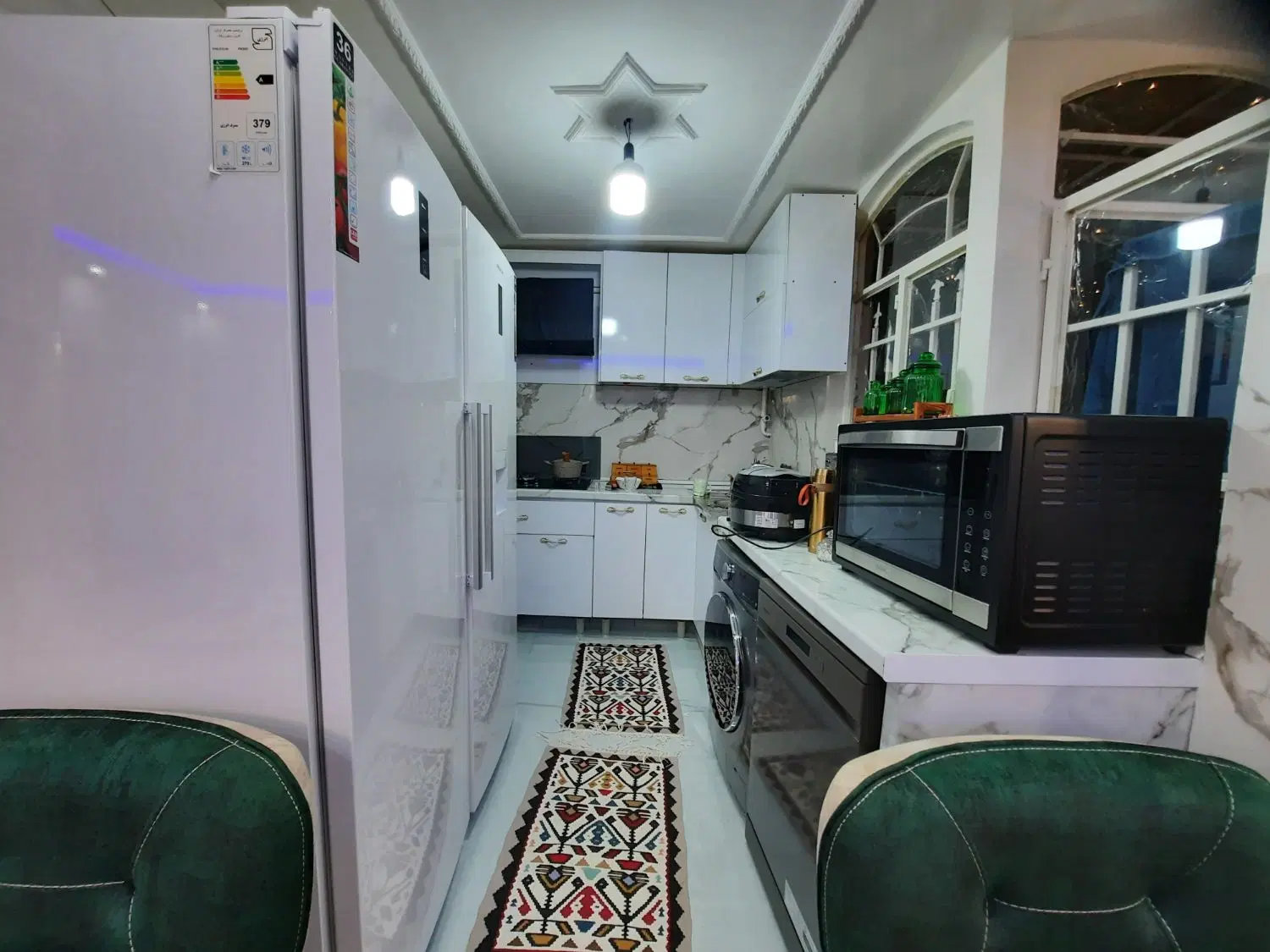 ۸۰ متر همکف فول بازسازی،شیک و آماده سکونت