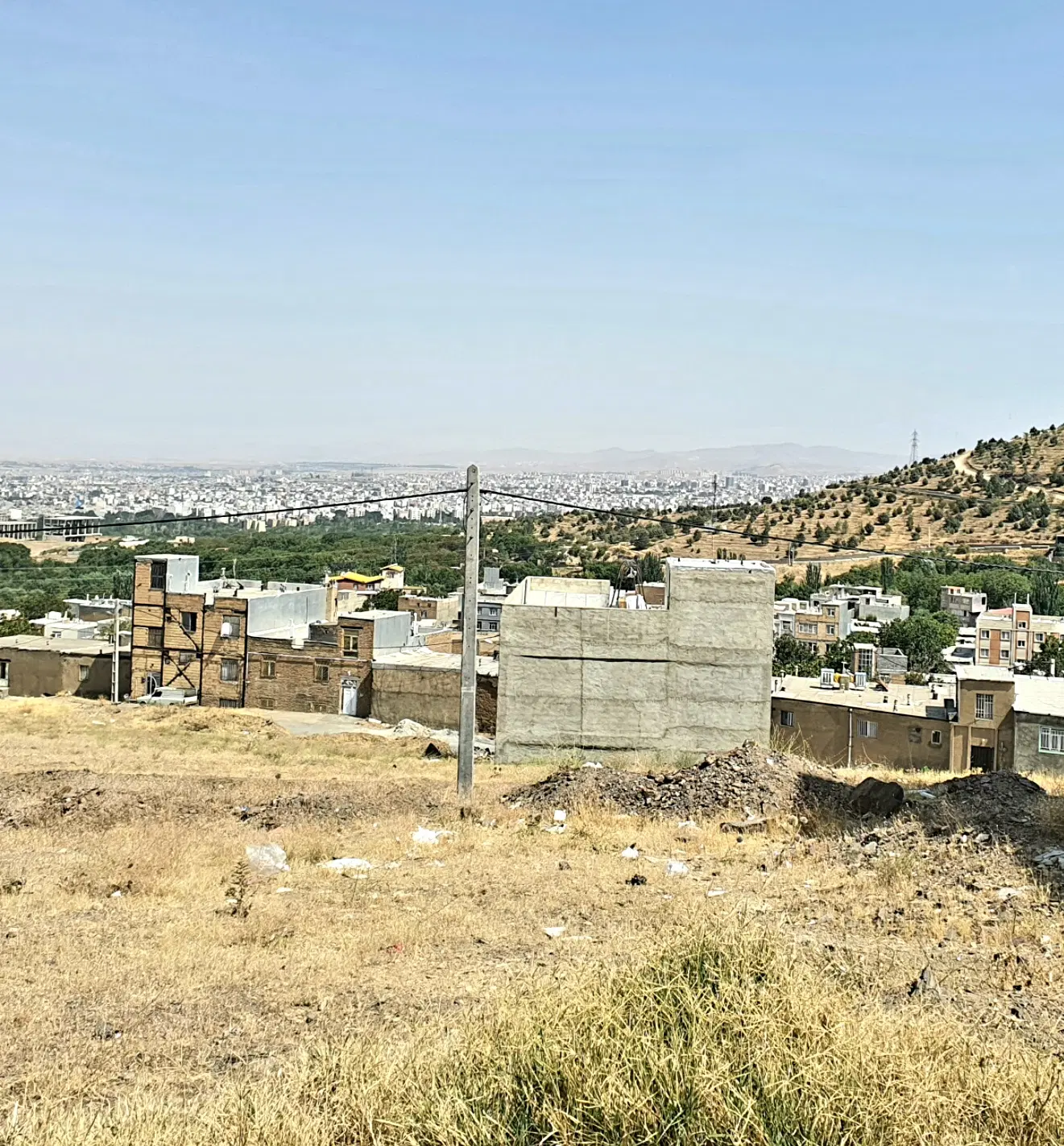زمین مسکونی حیدره بالای شهر