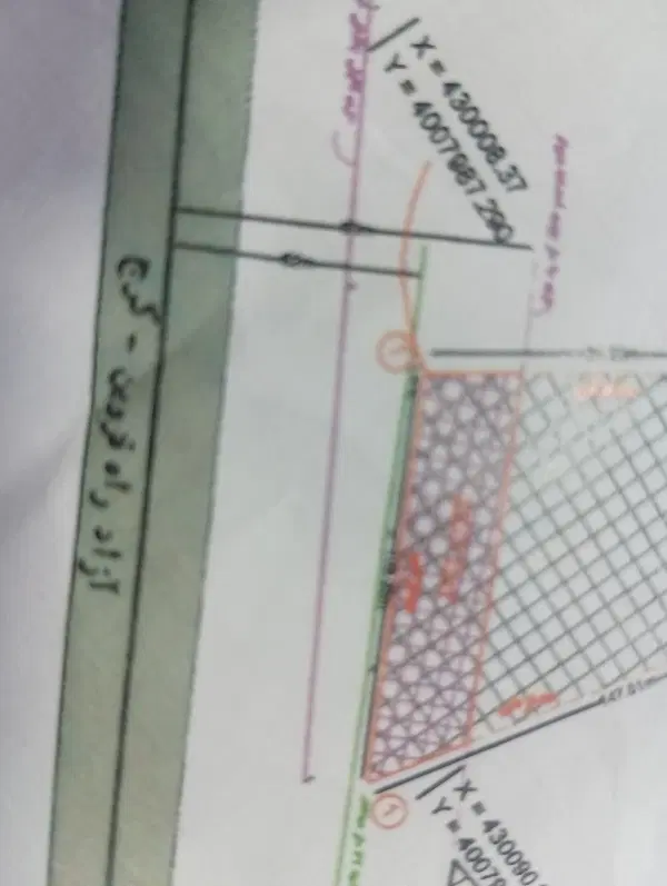 زمین بهر اتوبان قزوین کرج روبه روی محمدیه