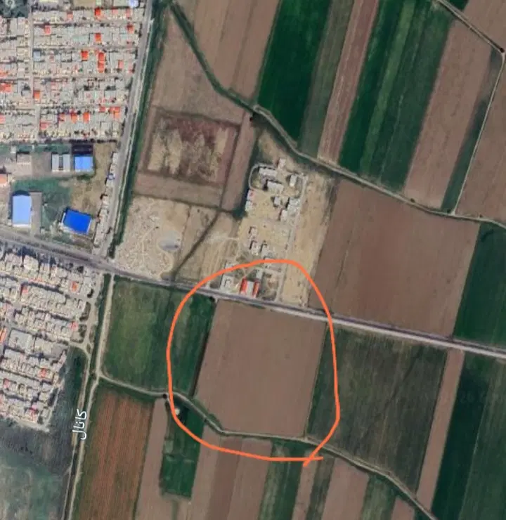 زمین کشاورزی روبرو شهرک بهزیستی