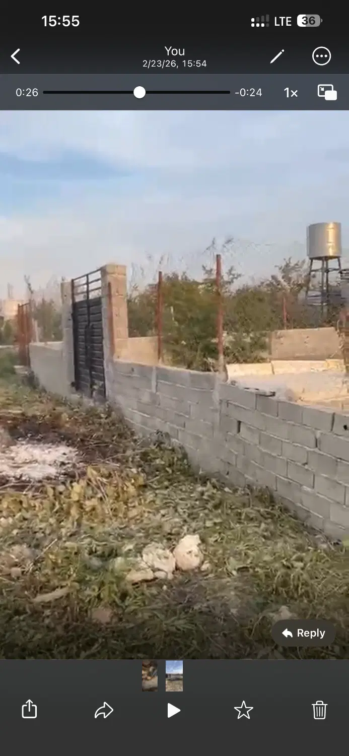 زمین جاده قدیم گرگان