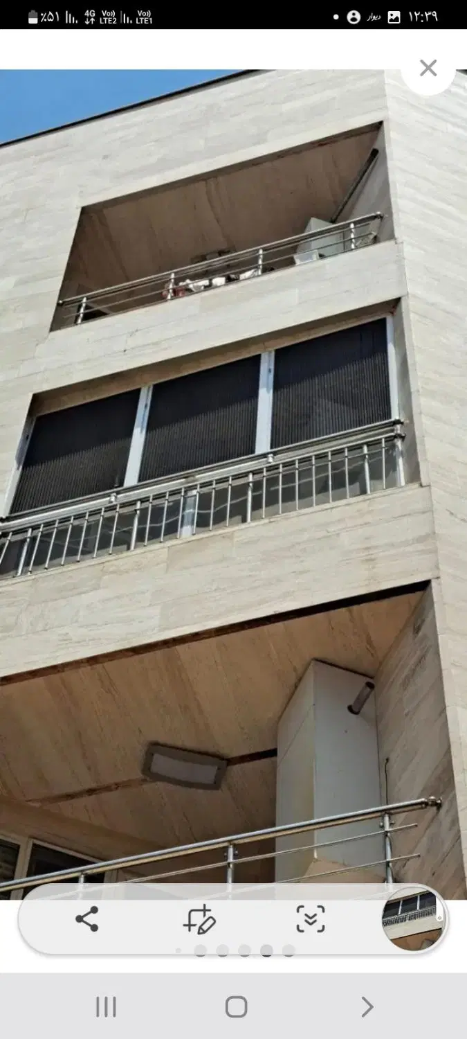 آپارتمان ۷۵ متری باغستان بوستان ۴